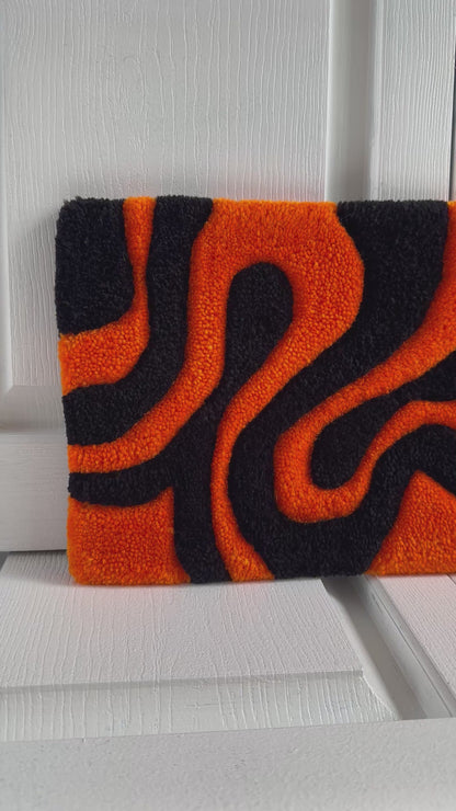 Orange & Black Keyboard Wrist Rest