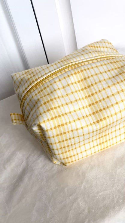 Golden Sunshine Makeup Box Pouch